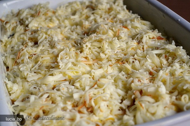 Gratin cu Rulouri din Foi de Orez cu Umplutura