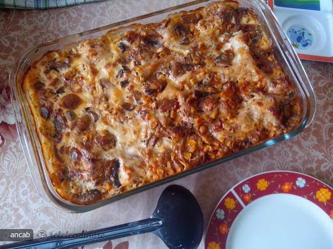 Lasagna in Stil Mexican cu Foi din Faina Integrala