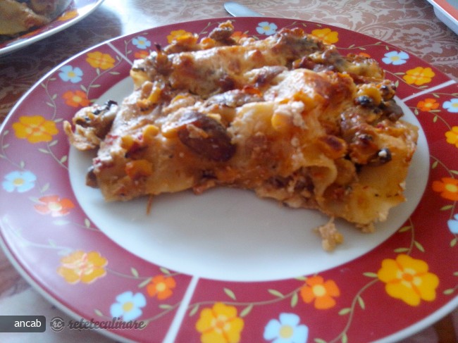 Lasagna in Stil Mexican cu Foi din Faina Integrala