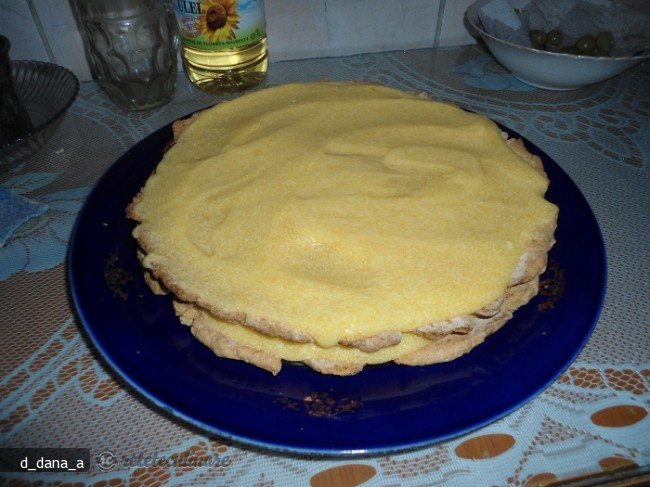 Tort cu Crema de Portocale si Glazura de Ciocolata (de Post)