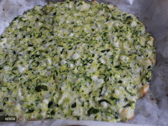 Pizza (cu Crusta) din Dovlecei