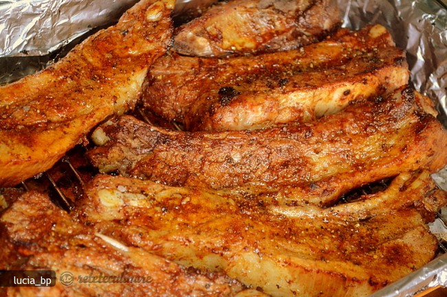 Costita de Porc Marinata, la Cuptor