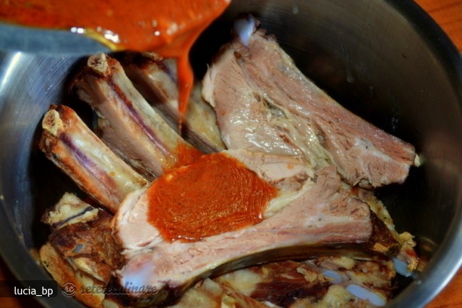 Costita de Porc Marinata, la Cuptor