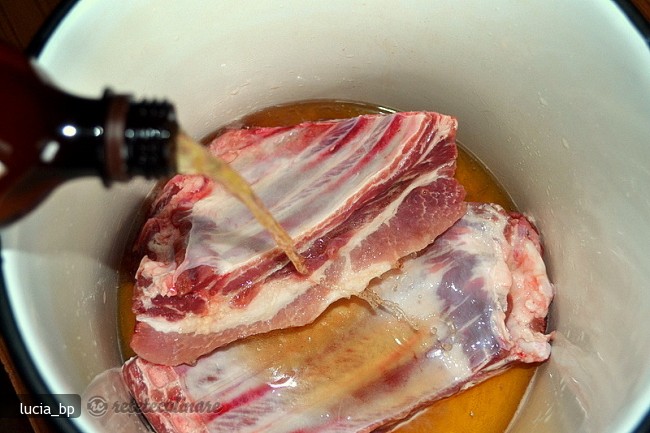 Costita de Porc Marinata, la Cuptor