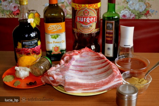 Costita de Porc Marinata, la Cuptor
