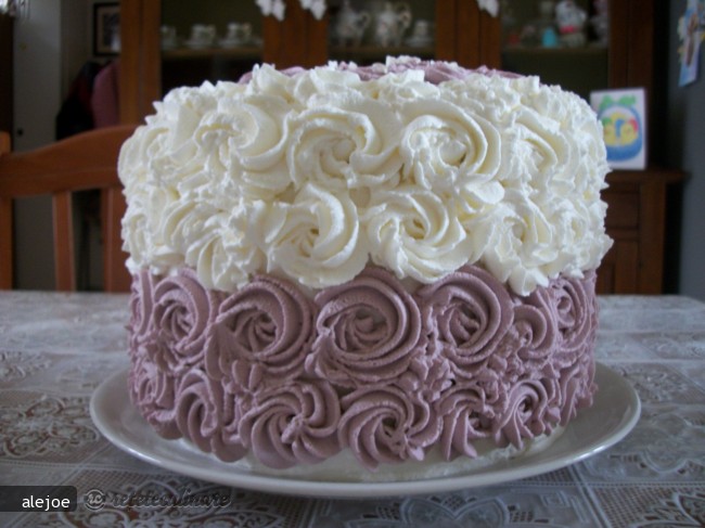 Pink Rose Cake