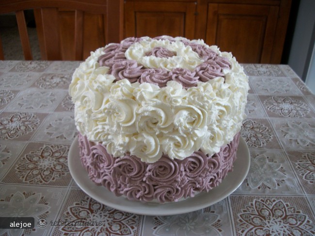 Pink Rose Cake