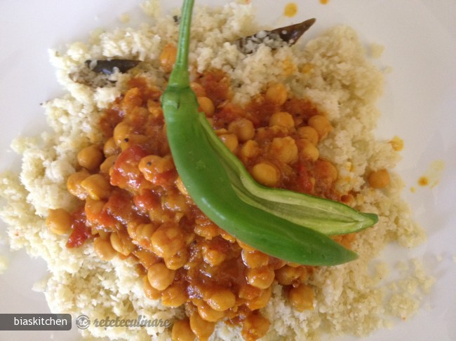 Curry de Naut cu Pilaf din Conopida