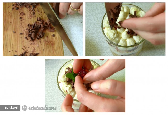 Tiramisu la Pahar cu Nectarine si Mure