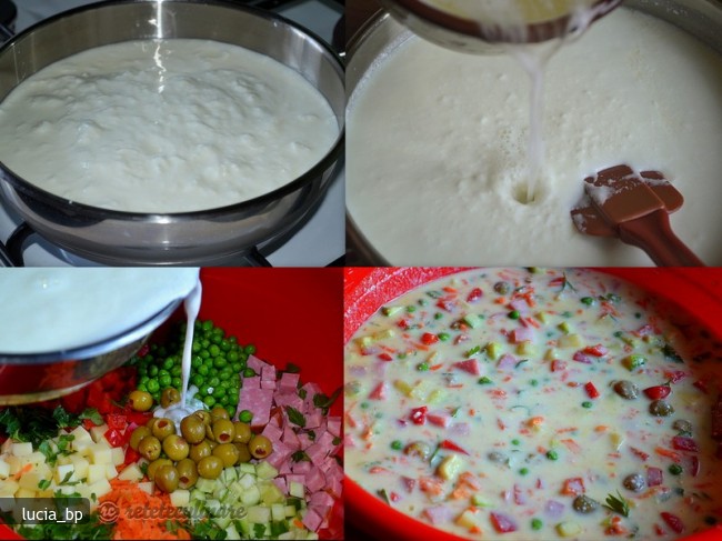 Salata in Mantie de Iaurt