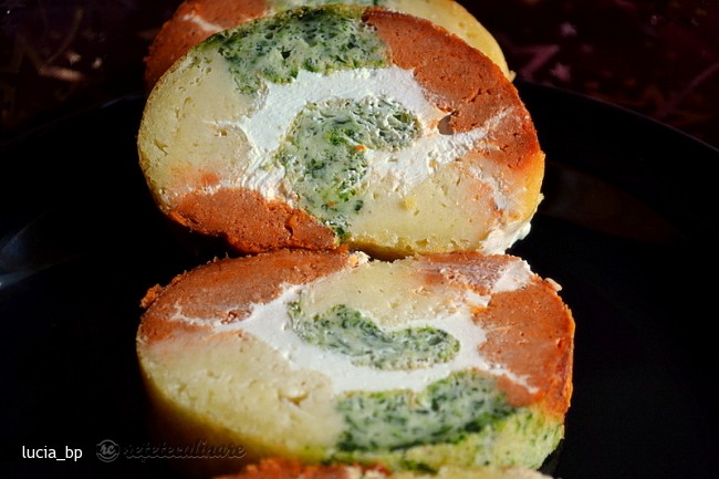 Rulada Aperitiv cu Crema de Branza