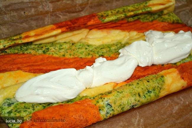 Rulada Aperitiv cu Crema de Branza