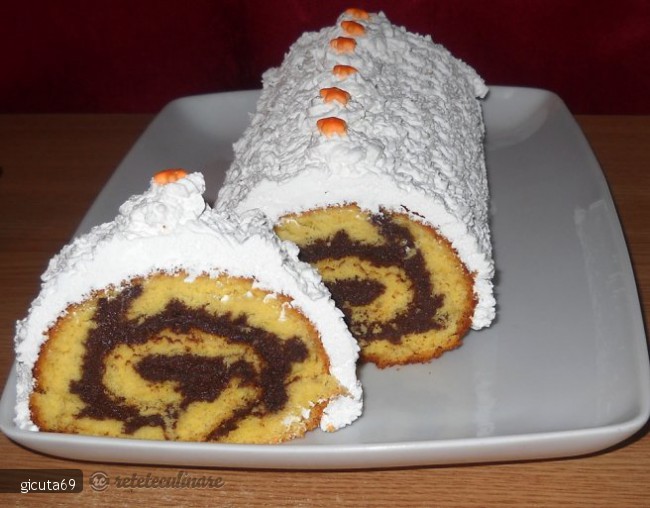 Rulada cu crema de cacao