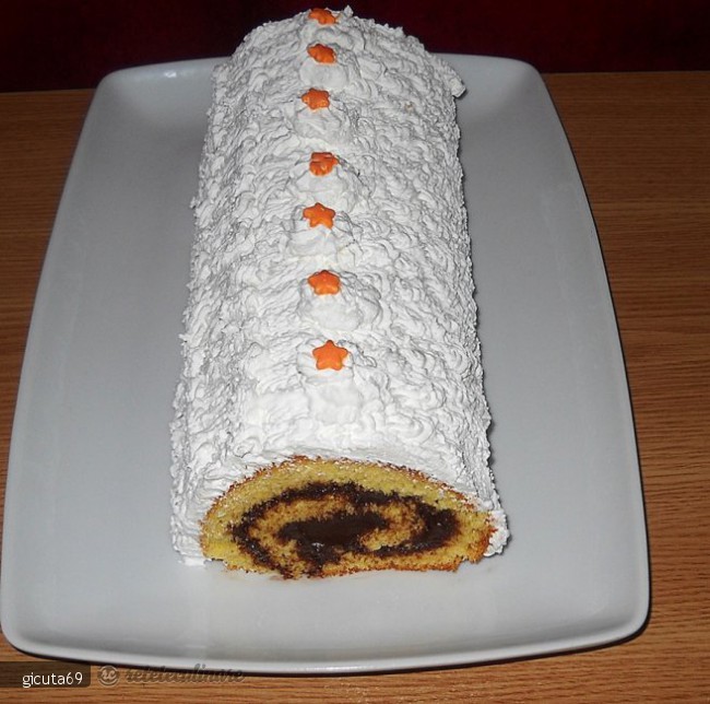 Rulada cu crema de cacao