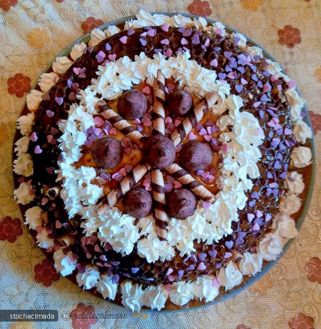 Tort aniversar RC - 10 ani (Tort Trio Chocolate)