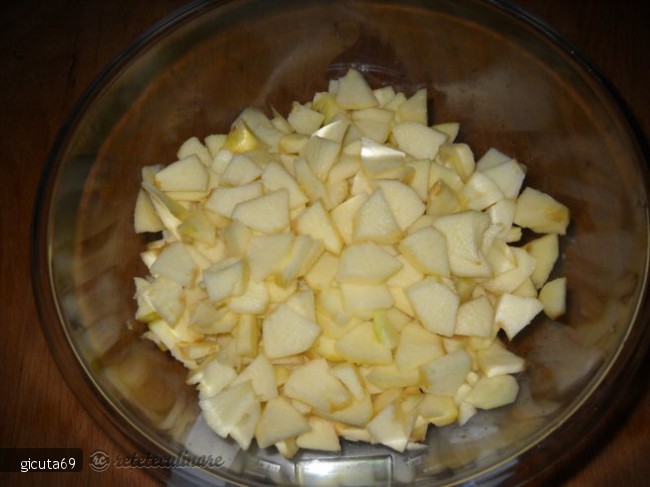 Placinta cu Mere si Dulceata de Visine - de Post