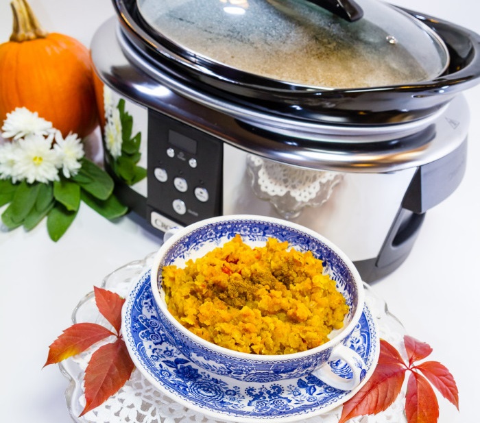 O super reteta de la Ligia Pop - Linte cu legume si condimente indiene la Crock-Pot (Slow Cooker)