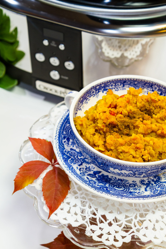 O super reteta de la Ligia Pop - Linte cu legume si condimente indiene la Crock-Pot (Slow Cooker)