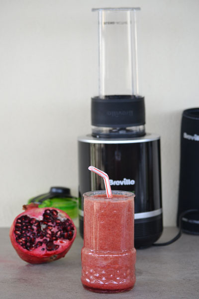 Smoothie cu visine si rodie