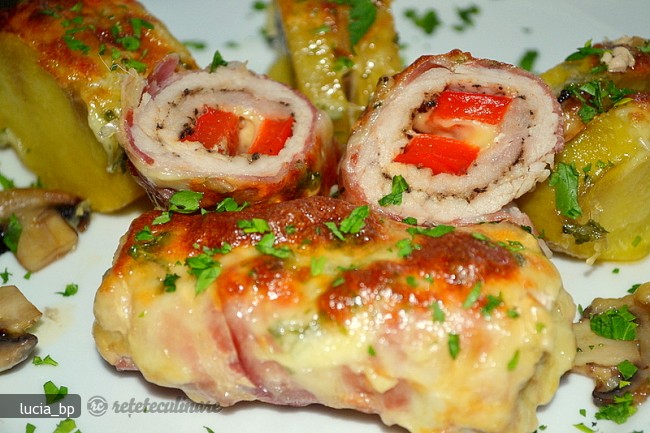 Rulouri din Cotlet de Porc