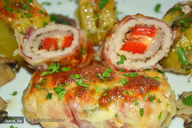 Rulouri din Cotlet de Porc