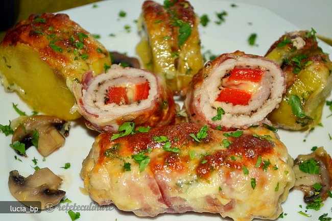 Rulouri din Cotlet de Porc