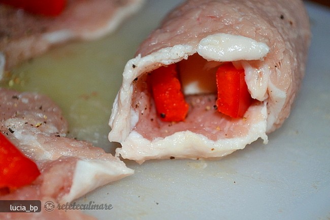 Rulouri din Cotlet de Porc