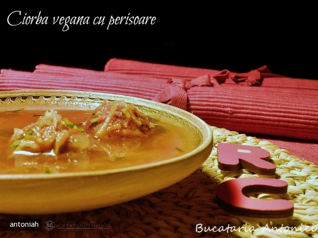 Ciorba Vegana cu Perisoare