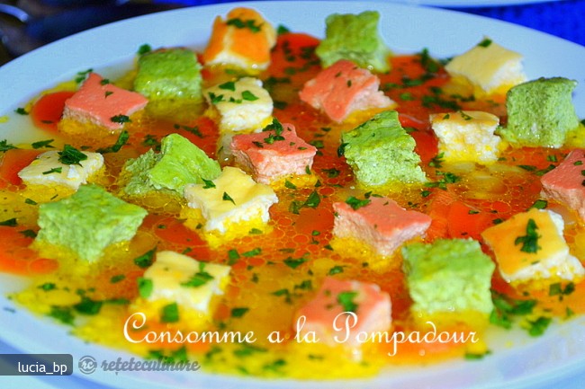ConsommÃ© Ã la Pompadour