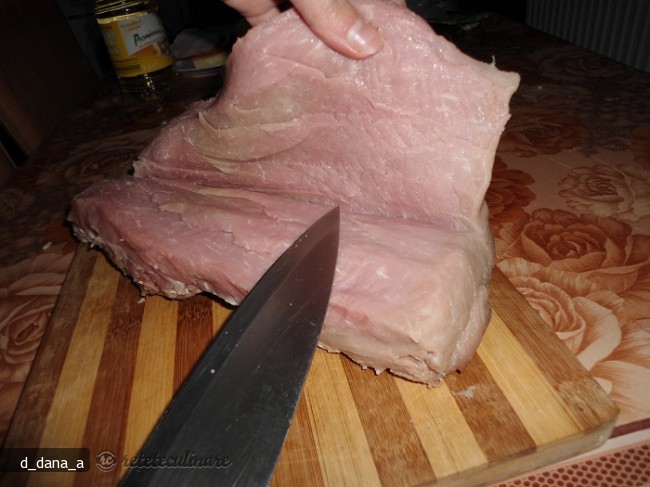 Rulada de Muschi de Porc la Cuptor
