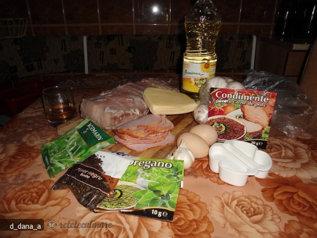 Rulada de Muschi de Porc la Cuptor