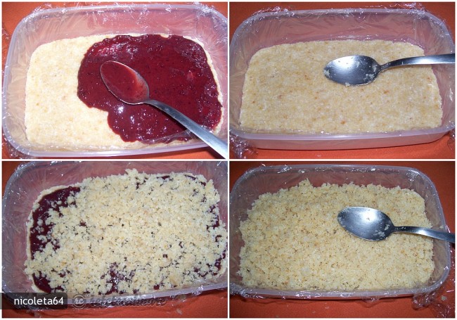 Cuburi de Cocos cu Dulceata si Ciocolata