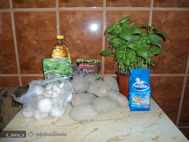 Piure cu Ciuperci (de Post )