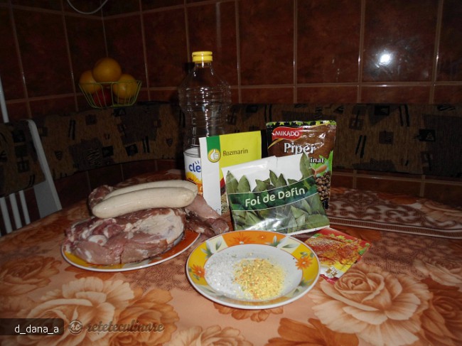 Rulada de Muschiulet de Porc cu Carnati Weisswurst