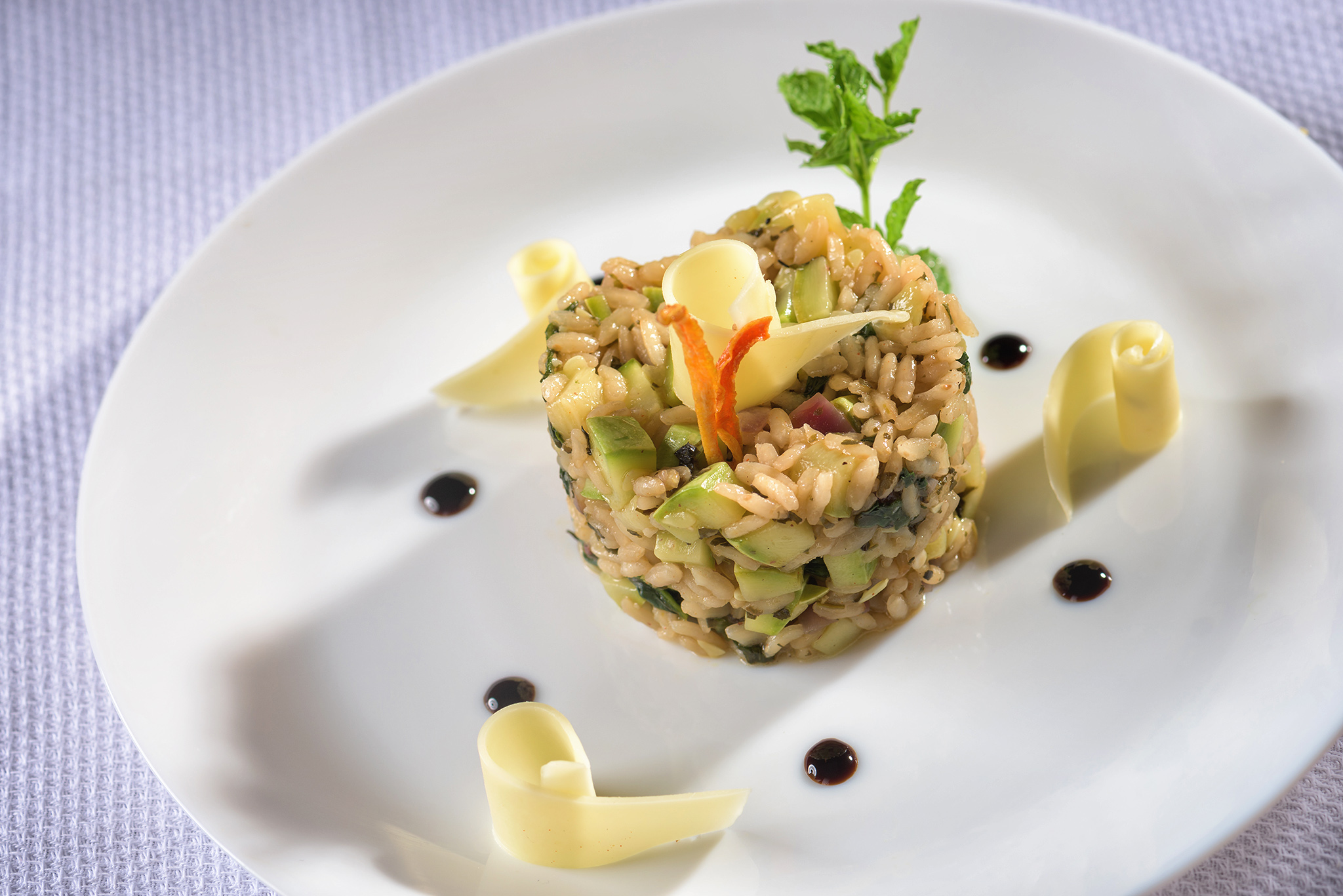 Risotto cu spanac si dovlecei