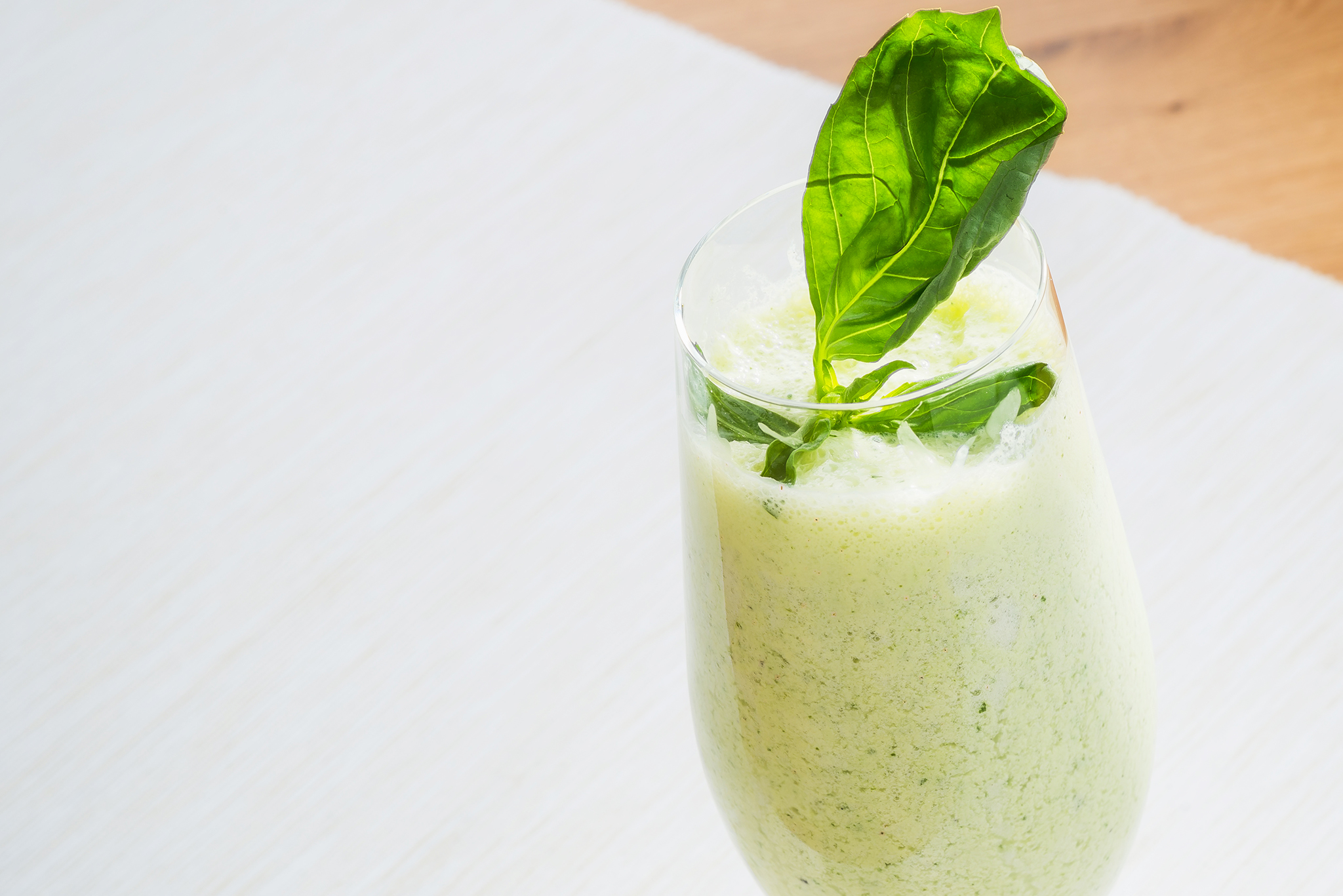 Lime & Busuioc Milkshake