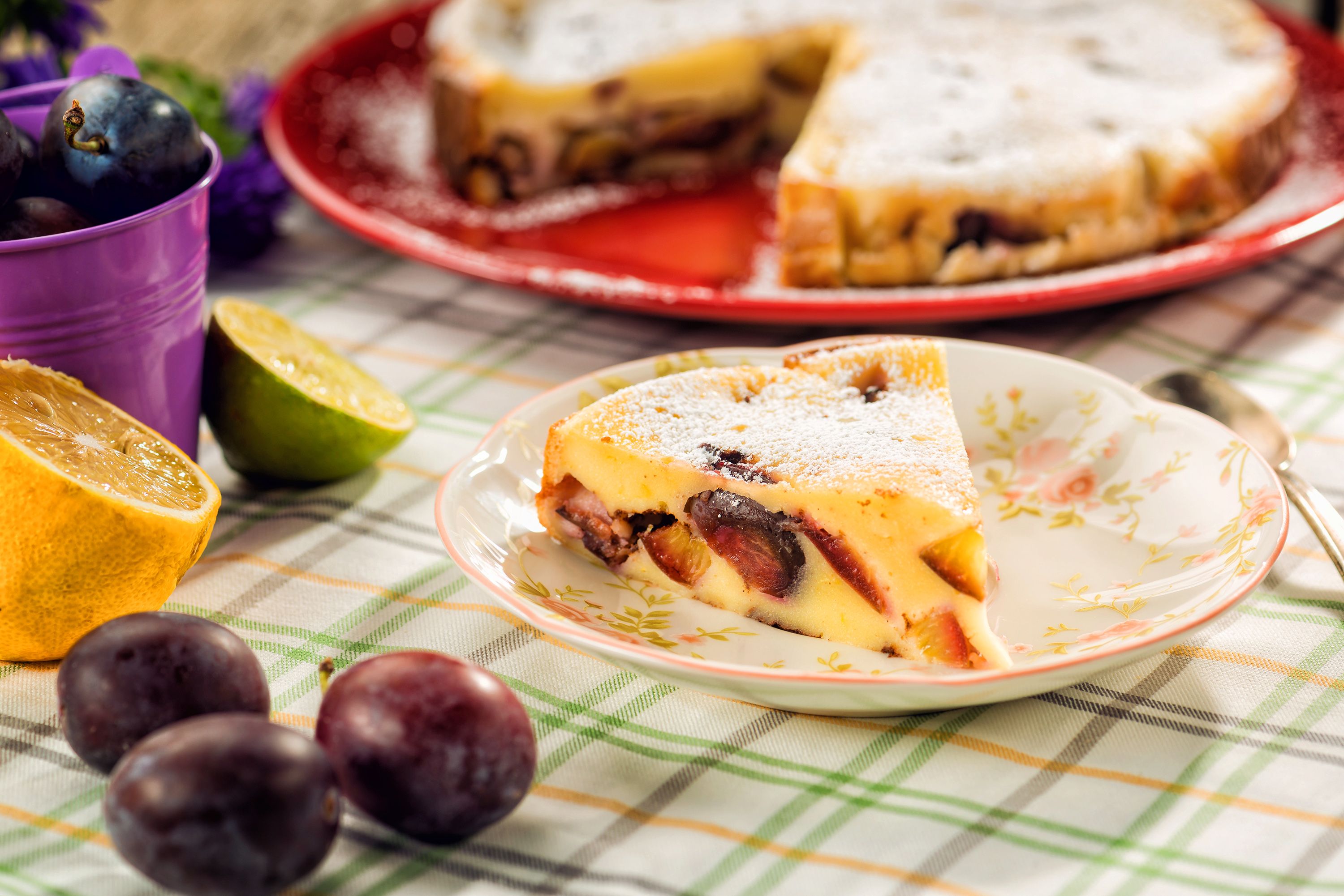 Clafoutis cu prune