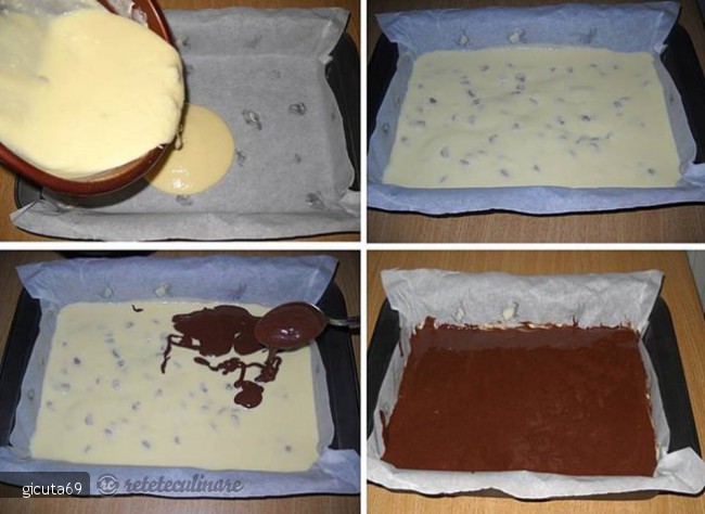 Rulada de cacao cu branza dulce