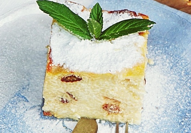 Budinca cu fidea si branza de vaci