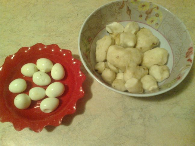 Salata de napi cu oua de prepelita a la Diana