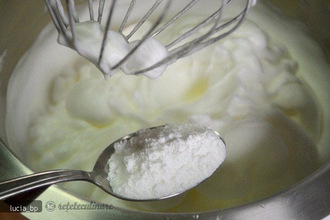 Prajitura cu Mere si doua Creme, Vanilie si Ciocolata