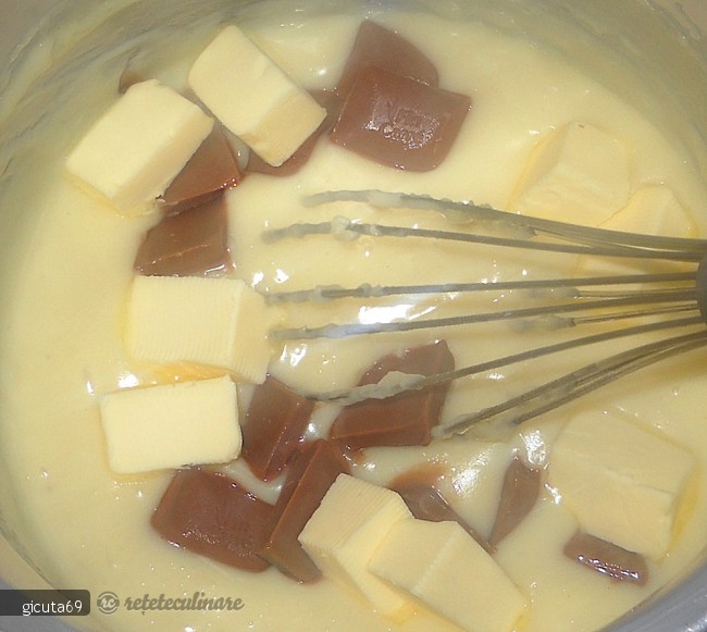 Choux-uri cu Crema de Ness si Ciocolata