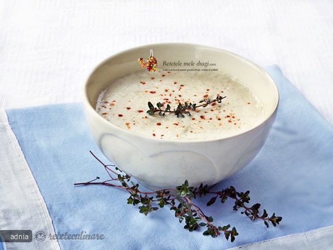 Supa Crema de Conopida Coapta si Chimion - de post, pregatita cu blenderul Oster