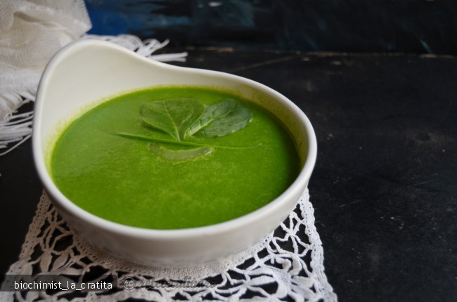 Supa de Zucchini si Spanac - de post, pregatita cu blenderul Oster