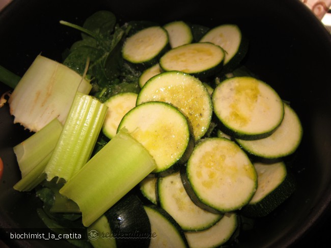 Supa de Zucchini si Spanac - de post, pregatita cu blenderul Oster