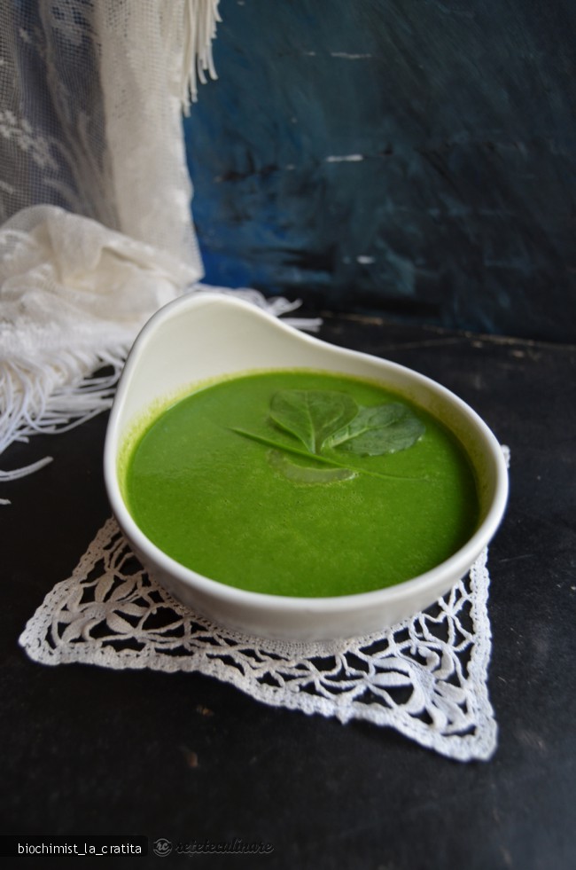 Supa de Zucchini si Spanac - de post, pregatita cu blenderul Oster