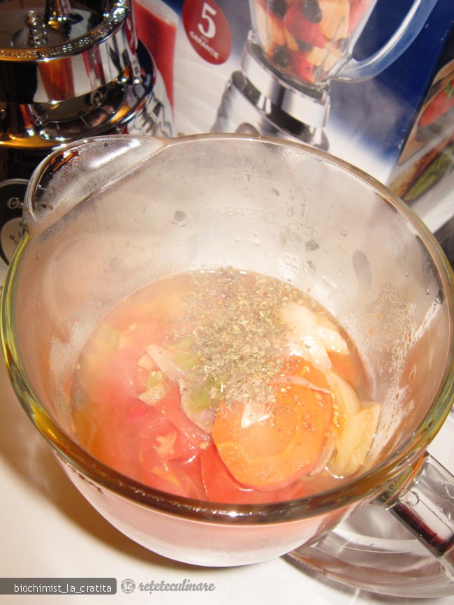 Supa Crema de Rosii - de post, pregatita cu blenderul Oster