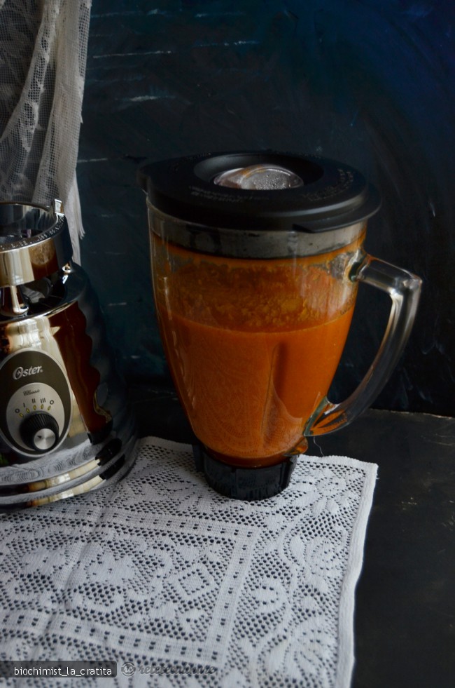 Supa Crema de Rosii - de post, pregatita cu blenderul Oster
