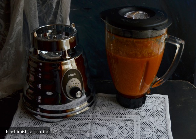 Supa Crema de Rosii - de post, pregatita cu blenderul Oster