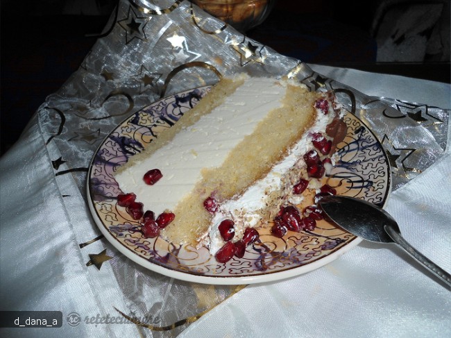 Tort cu crema de sampanie